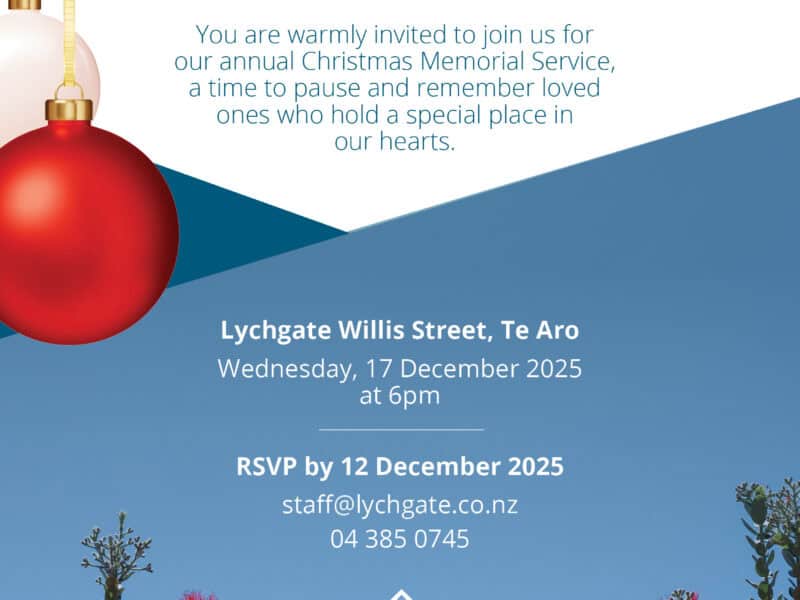 Christmas  Memorial Service